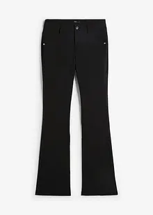 Pantaloni elasticizzati in bengalina, bootcut, bonprix