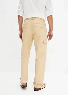 Pantaloni cargo in misto lino, straight, bpc selection