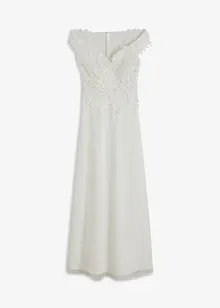 Abito da sposa con spalle scoperte e pizzo, bonprix