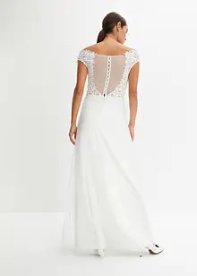 Abito da sposa con spalle scoperte e pizzo, bonprix