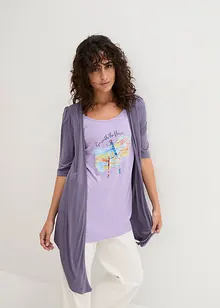 Maglia 2 in 1 in viscosa, bonprix