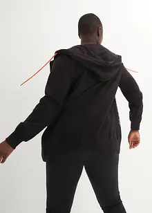 Felpa con zip e cappuccio, bonprix