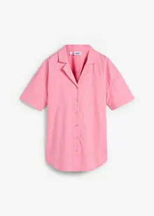 Camicetta casual oversize in misto lino leggero, bonprix