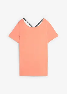 Maglia lunga per sport con scollatura dietro, bonprix