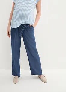 Jeans prémaman wide leg con cintura da annodare, bpc bonprix collection