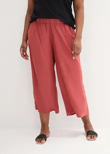 Pantaloni culotte in viscosa, bonprix