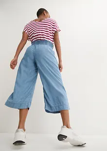 Pantaloni culotte larghi con cinta comoda in Lyocell, bonprix