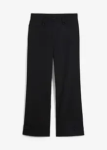 Pantaloni elasticizzati in bengalina con cinta comoda, straight, bonprix