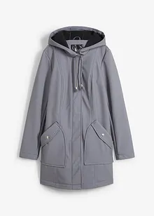 Parka in softshell con cappuccio, bonprix