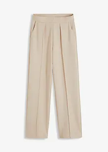 Pantaloni con elastico in vita in interlock robusto, bonprix