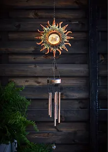 Decorazione solare sonaglio a vento con sfera in vetro, bonprix