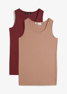 Top lungo (pacco da 2), bonprix