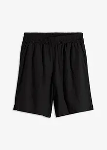 Bermuda in misto lino con elastico in vita, bonprix