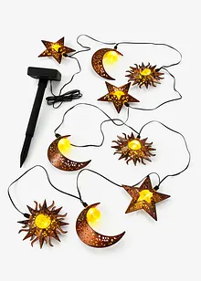 Catena luminosa solare con sole, luna e stella, bonprix