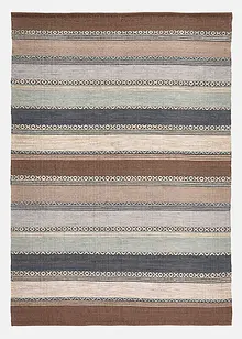 Tappeto kilim a righe in colori naturali delicati, bonprix