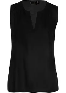 Top in viscosa con piccolo spacco alla scollatura, bonprix