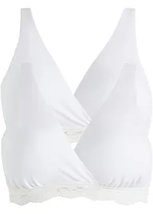 Reggiseno allattamento senza ferretto con cotone biologico (pacco da 2), bonprix