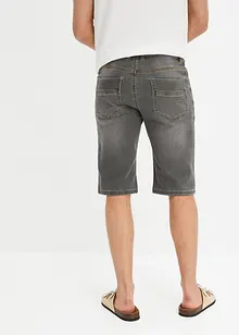 Bermuda in jeans elasticizzati con taglio comfort, regular fit, bonprix