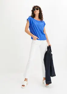 Maglia con ricami traforati, bonprix