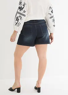 Shorts di jeans elasticizzati, a vita alta, John Baner JEANSWEAR