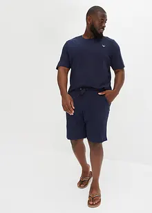 T-shirt e pantaloni corti in maglina di puro cotone biologico (set 2 pezzi), bonprix