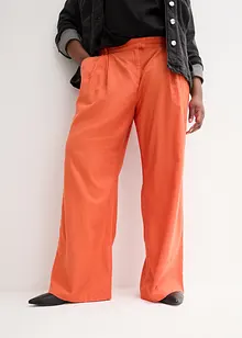 Pantaloni a palazzo in misto lino, bonprix