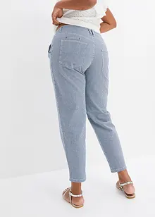 Jeans barrel shape a righe, bonprix