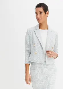 Blazer in bouclé con poliestere riciclato, BODYFLIRT