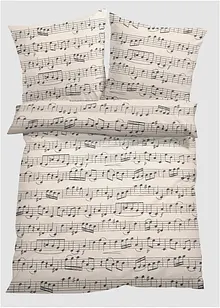 Biancheria da letto con note musicali, bonprix