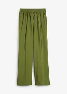 Pantaloni a palazzo con cinta elastica in misto viscosa, bonprix
