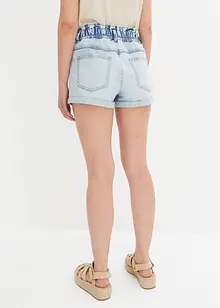 Shorts di jeans paper bag, RAINBOW