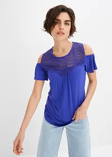 Maglia con cut-out e pizzo, BODYFLIRT