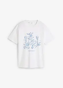 T-shirt con stampa in cotone biologico, bonprix