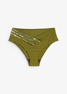 Slip per bikini esclusivo in poliammide riciclata, bonprix