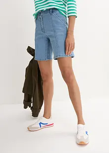 Shorts di jeans a vita alta, bpc bonprix collection