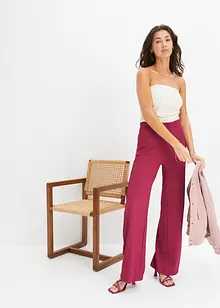 Pantaloni in jersey crêpe leggero, bonprix