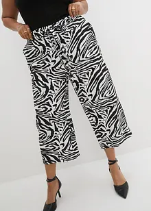 Pantaloni culotte in misto lino, bpc selection