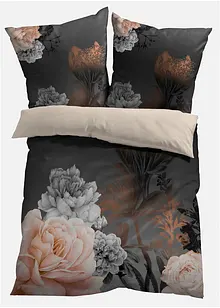 Biancheria da letto double-face con fiori, bonprix