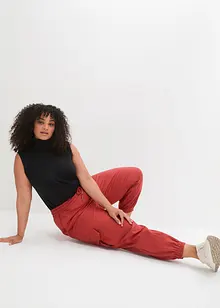 Pantaloni cargo in misto lino, bonprix