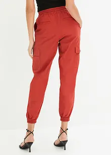 Pantaloni cargo in misto lino, bonprix