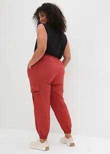 Pantaloni cargo in misto lino, bonprix