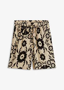 Shorts crinkle ampi con cinta comoda a vita alta, bpc bonprix collection