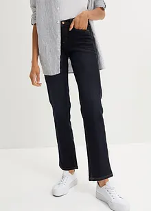 Jeans slim straight elasticizzati, vita media, bonprix