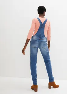 Salopette di jeans prémaman straight, bonprix