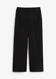 Pantaloni in punto di Roma con fascia comoda in vita, bonprix