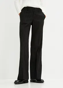 Pantaloni gessati con gambe larghe, bonprix