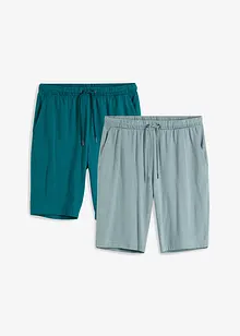 Bermuda in jersey leggero (pacco da 2), bonprix