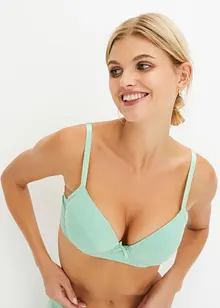 Reggiseno push-up con ferretto e cotone biologico (pacco da 2), bonprix