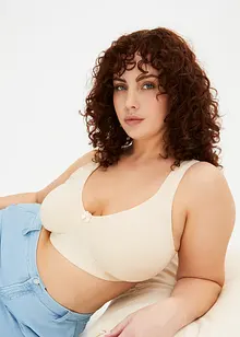 Reggiseno t-shirt minimizer senza ferretto con cotone biologico (pacco da 2), bonprix