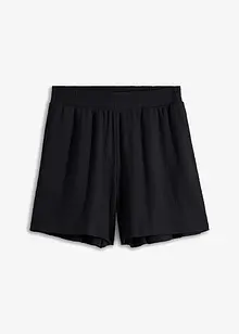 Shorts in jersey operato con cinta comoda a vita alta, bonprix